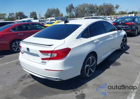 2022 Honda Accord Hybrid Sport из США, поврежденный, VIN 1HGCV3F21NA020494